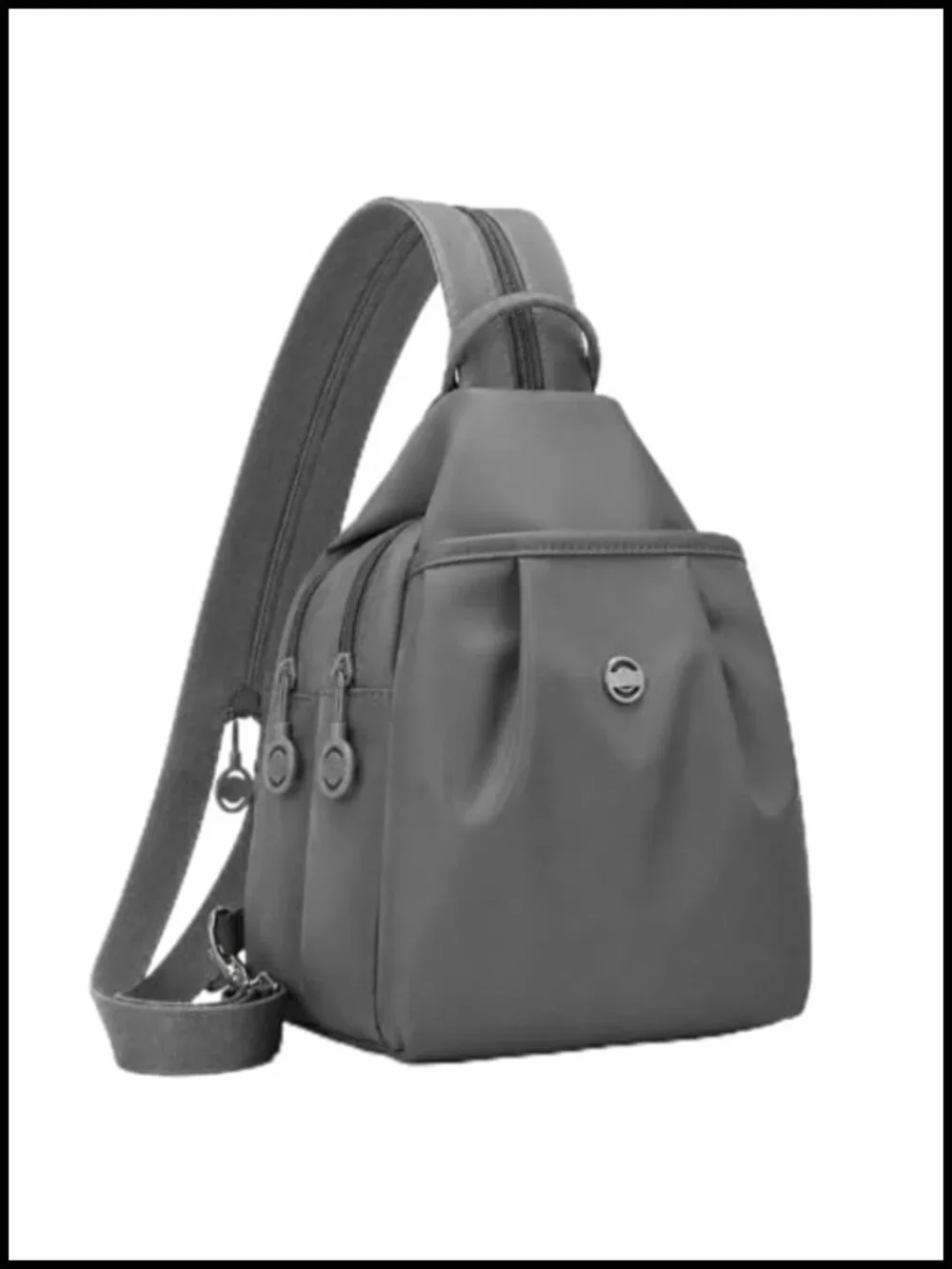 Water-Resistant Sling Backpack Crossbody Chest Bag for Travel Work Gym Students